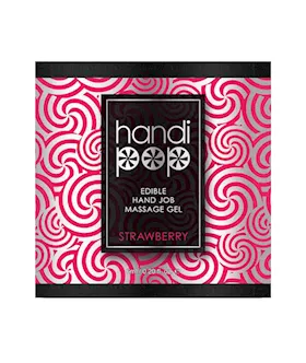 Handipop Hand Job Massage Gel   Strawberry