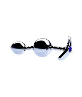 Kink Range Dual Bulb Metal Butt Plug  47 Inch