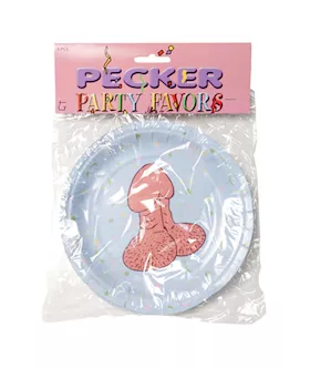 Hens Night Pecker Party Plates