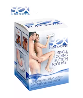 Sex In The Shower Single Locking Suction Foot Rest