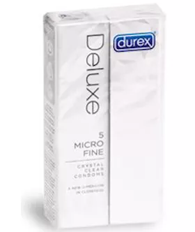Durex Deluxe Latex Condoms 5pk