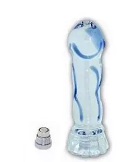 Disco Vibe Glass Dildo Buttplug
