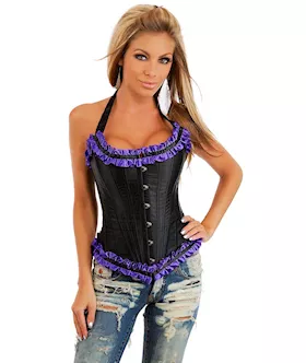 Deep Purple Sexy Corset