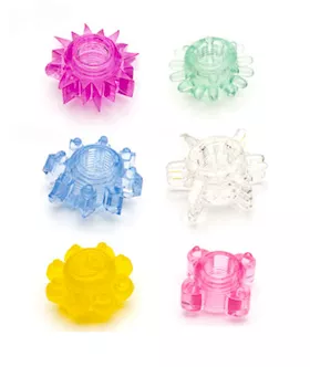 6 Cock Ring Set