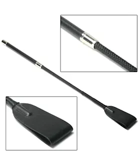 Strict Leather Short Handle Wide Head Riding Crop