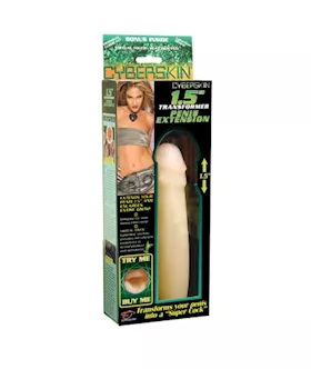 Tlc Natural Cyberskin 1.5 Inch Transformer Penis Extension