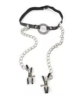FF ORing Gag Nipple Clamps
