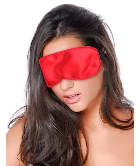 Satin Love Mask Red