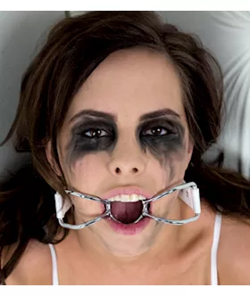 Asylum Patient Mouth Restraint With Metal Bit