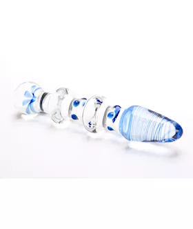 Rippling Glass Dildo