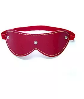 Faux Leather Blindfold