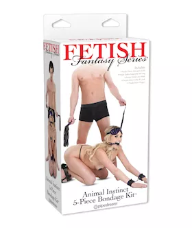 Fetish Fantasy Series Animal Instinct 5-piece Bondage Kit