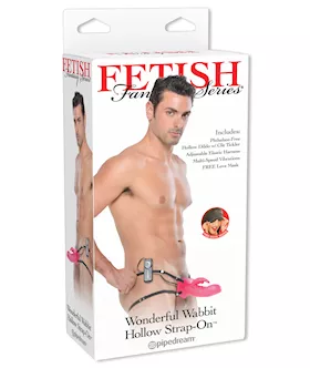 Fetish Fantasy Series Wonderful Wabbit Hollow Strap-on
