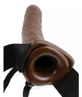 Fetish Fantasy Series 8 Vibrating Hollow Strap-on