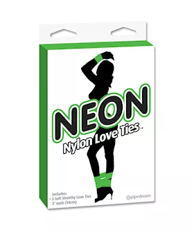 Neon Love Ties