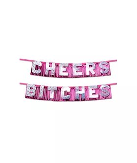 Cheers Bitches Party Banner