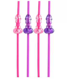 Bachelorette Party Favors Bendable Dicky Straws