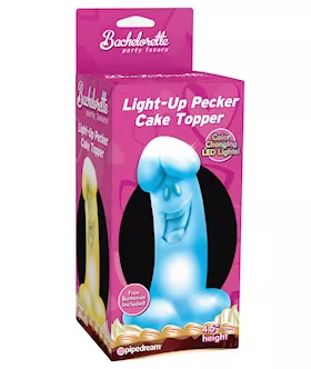 Bachelorette Party Favors Light-up Pecker Cake Topper