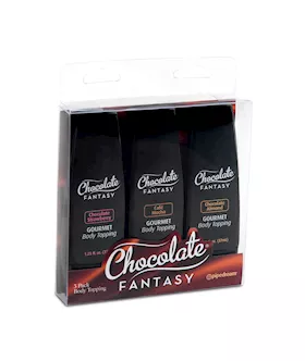 Chocolate Fantasy Body Topping Sampler 3-pack 37ml