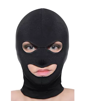Facade Hood With Eye And Mouth Holes