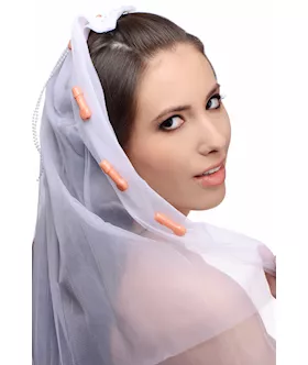 Bachelorette Party Penis Bridal Veil