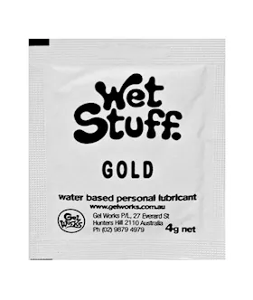 WET STUFF GOLD  4g SACHET