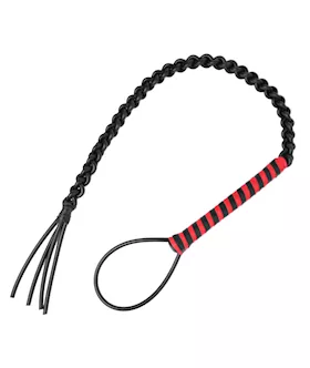 Braided Silicone Flogger