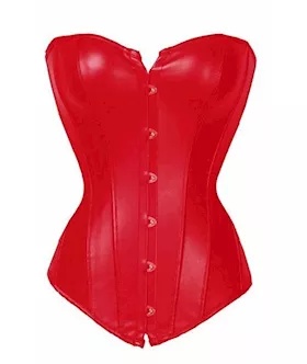 Black Designer Corset With G-string