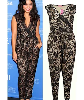 Black Floral Lace Jumpsuit