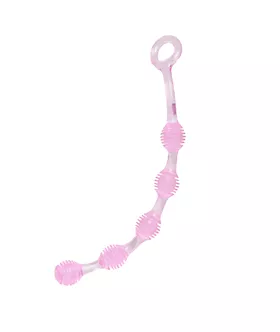 Pink Jelly Butt Beads
