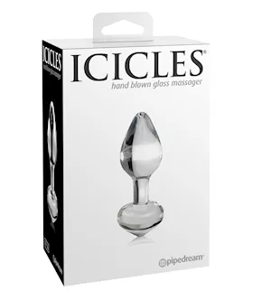 Icicles Glass Butt Plug No 44