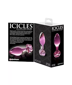 Icicles Glass Butt Plug No 48