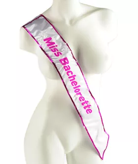 Bachelorette Party Favors "miss Bachelorette" Flashing Sash