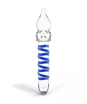 Just The Spot Glass Dildo