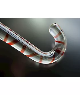 Candy Cane Glass Toy