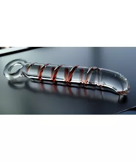 Slip & Slide Glass Dildo