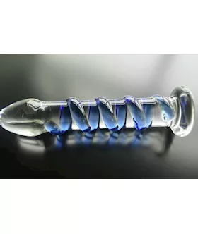 Swirl Me Glass Dildo