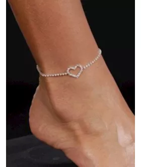 Heart Detail Anklet