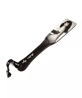Bettie Page Picture Perfect Spanking Paddle Black