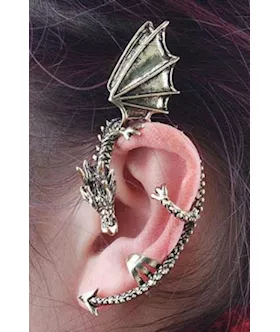 Dragon Ear Cuff Bronze