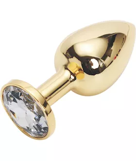 Gold Jewelled Butt Plug