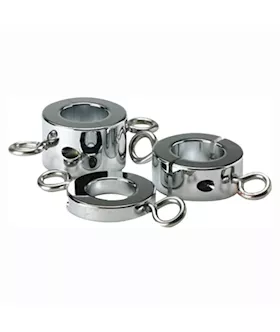 Locking Metal Cock Ring Large