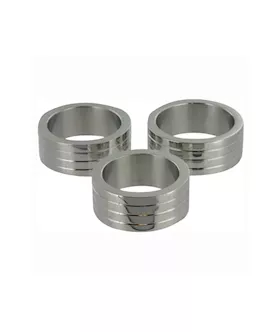 Grooved Metal Cock Ring