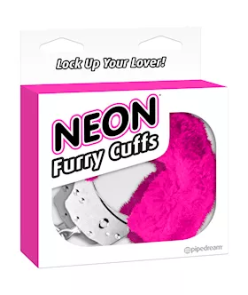 Neon Luv Touch Neon Furry Cuffs