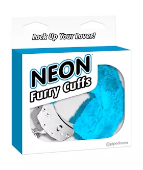 Neon Luv Touch Neon Furry Cuffs