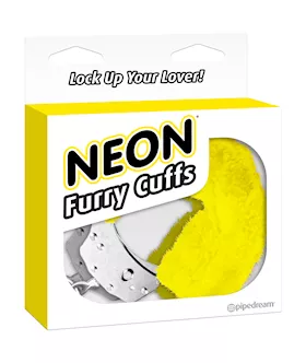 Neon Luv Touch Neon Furry Cuffs