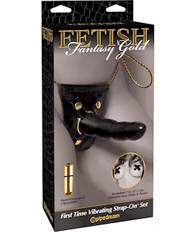 Fetish Fantasy  First Time Vibrating Strap-on Set