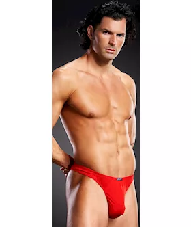 Blue Line Silky Microfiber Mens Thong