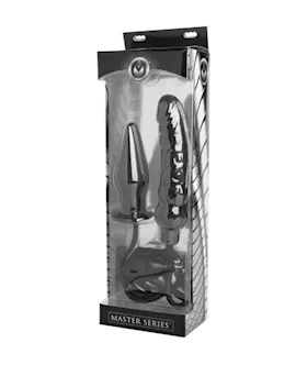 Deuce Double Penetration Inflatable Dildo And Anal Plug