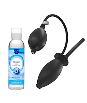 Enema Anal Stretching Kit With Plug And Desensitizing Lube